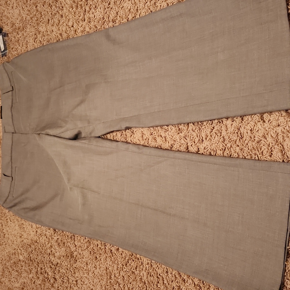 NWT Apt. 9 Heather Taupe Trousers Size 16 Short - Picture 7 of 9
